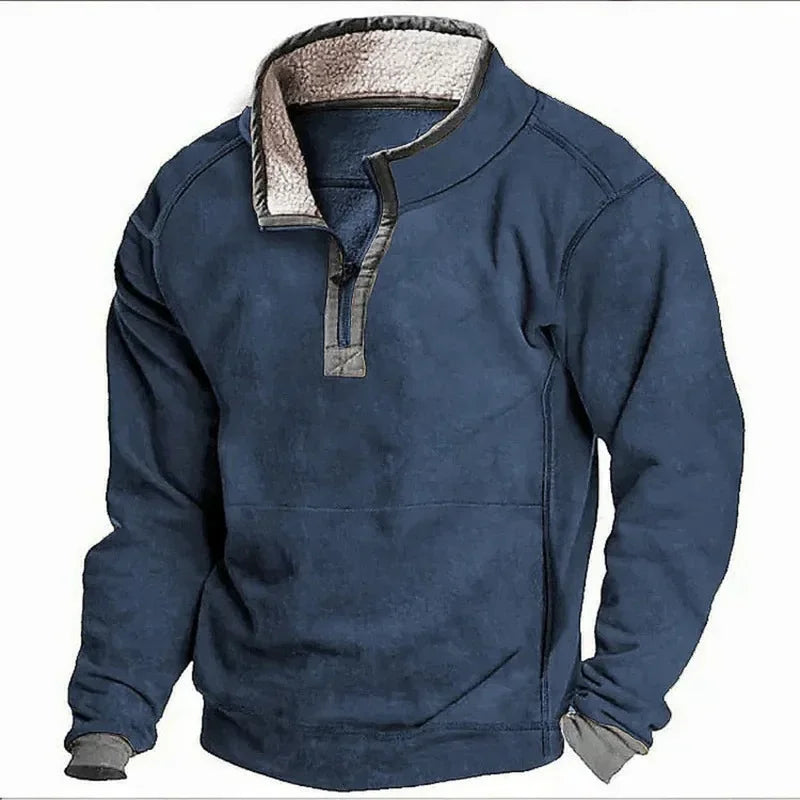 James™ | Fleece-Lined Autumn Shirt Zip-Up