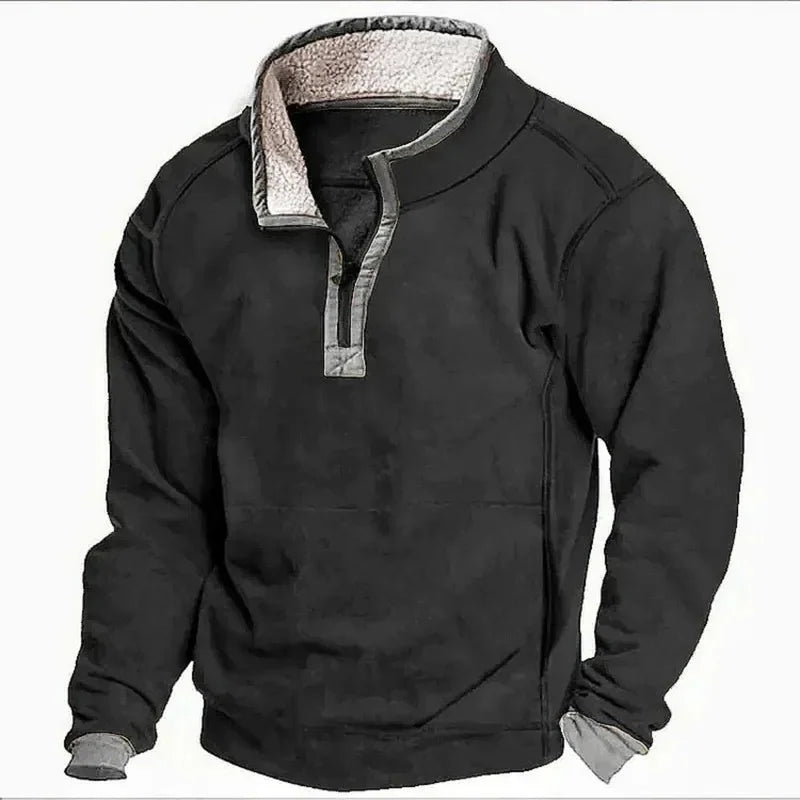 James™ | Fleece-Lined Autumn Shirt Zip-Up