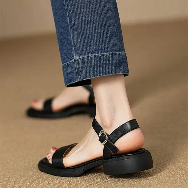 Nicole™ | Elegant Block Heel Sandals