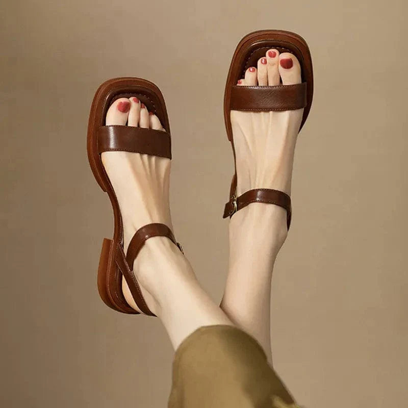 Nicole™ | Elegant Block Heel Sandals