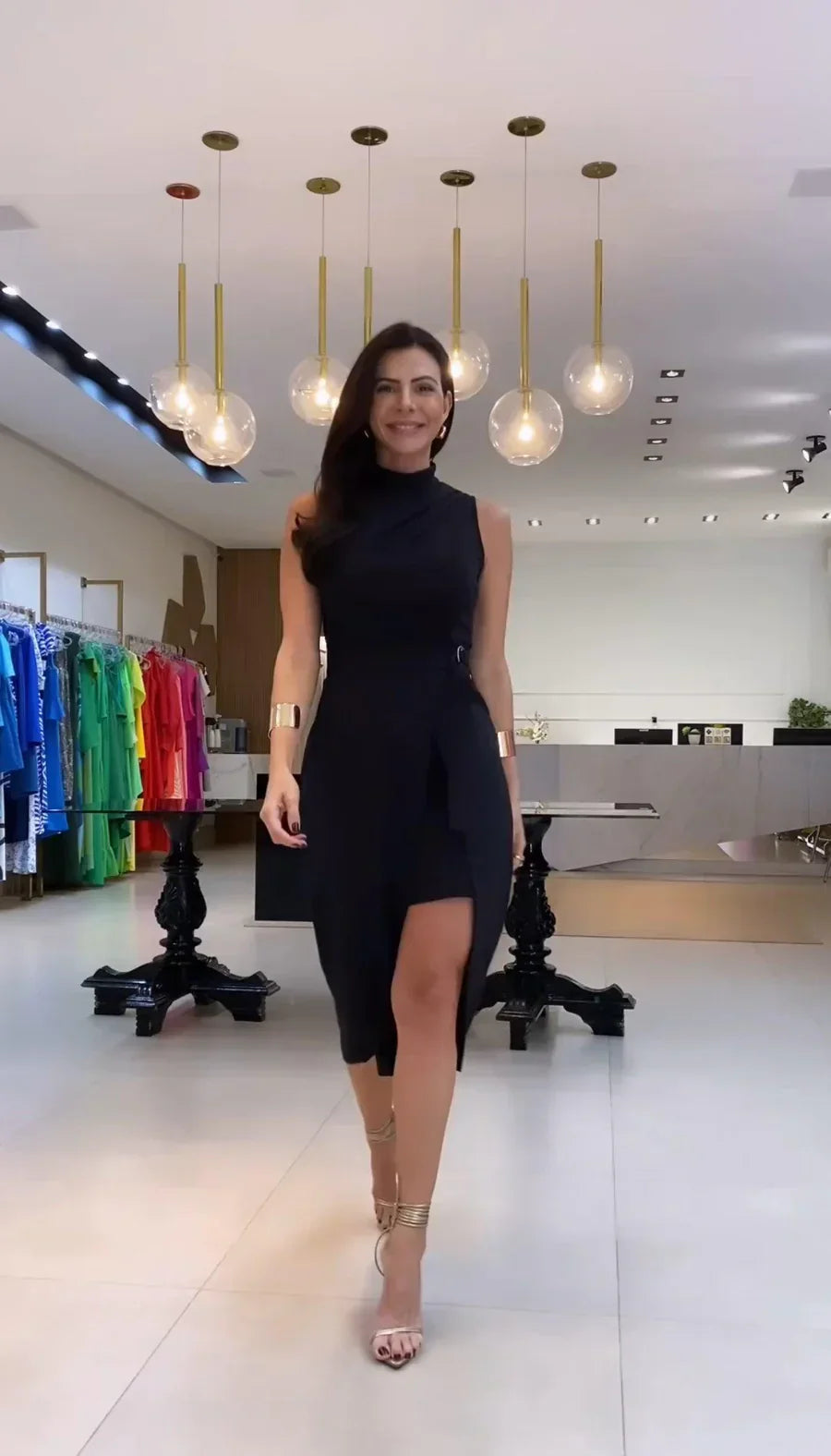 Jade™ | Luxe Satin Cowl-Neck Dress