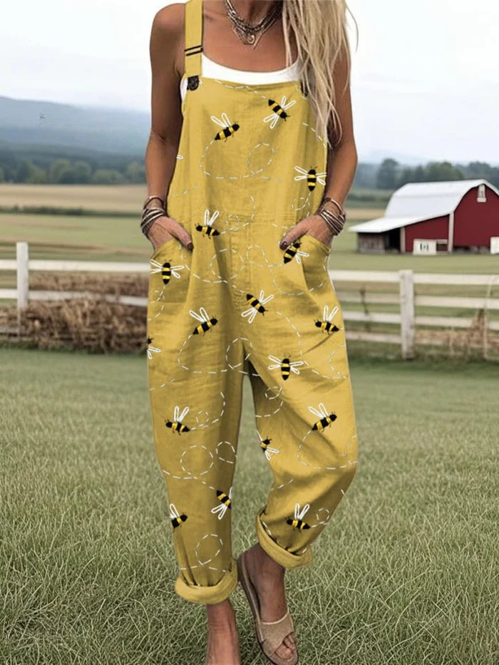 Geraldine™ | Playful Luxe Summer Dungarees