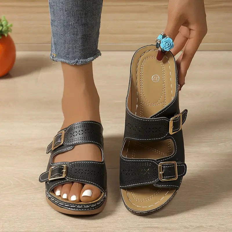 Eloisa™ Stylish adjustable wedge sandals
