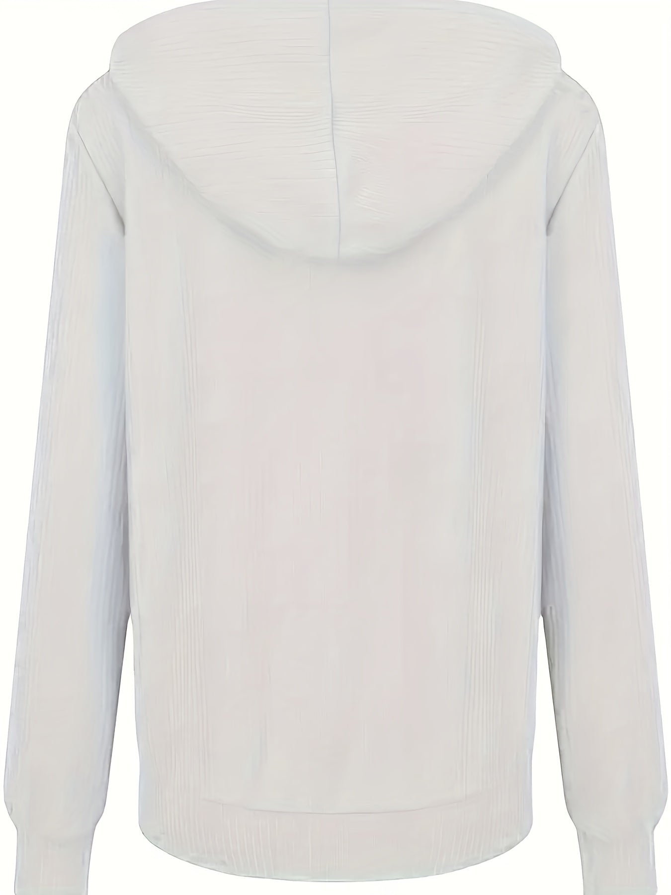 Moira - Long Sleeve Zip Up Drawstring Hoodies
