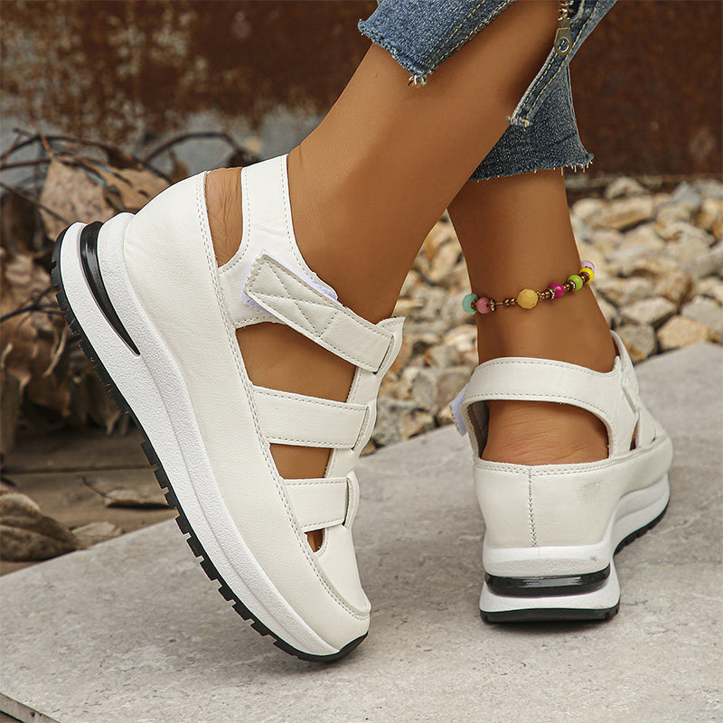 Helia™ | Sleek Comfort Strap Sandals