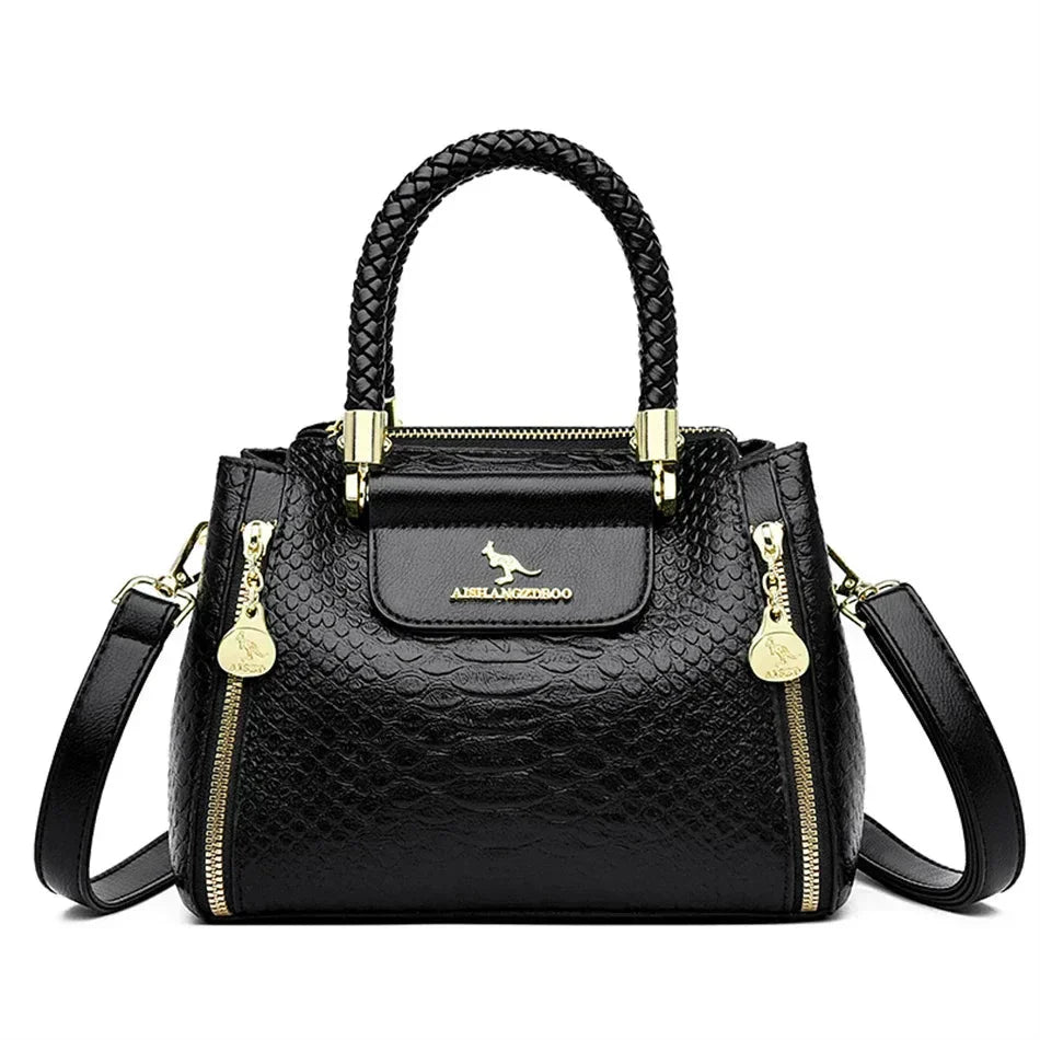 Alisa™ | Elegant Leather Hand Bag