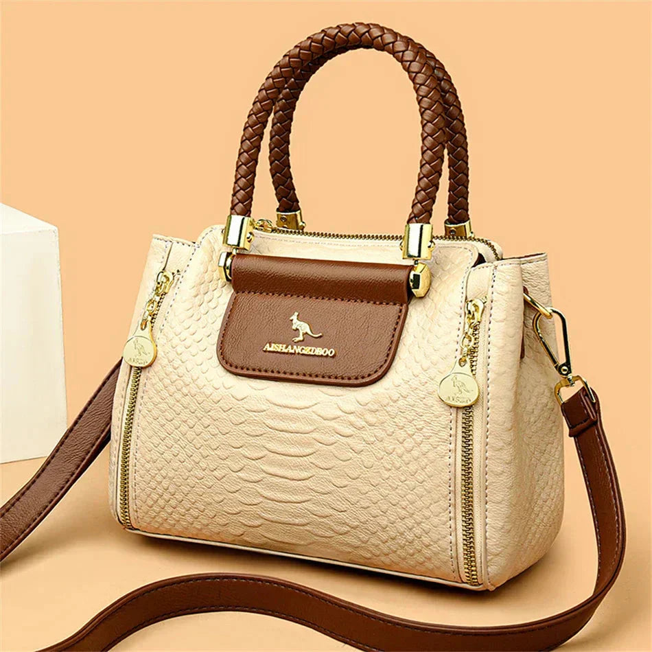 Alisa™ | Elegant Leather Hand Bag