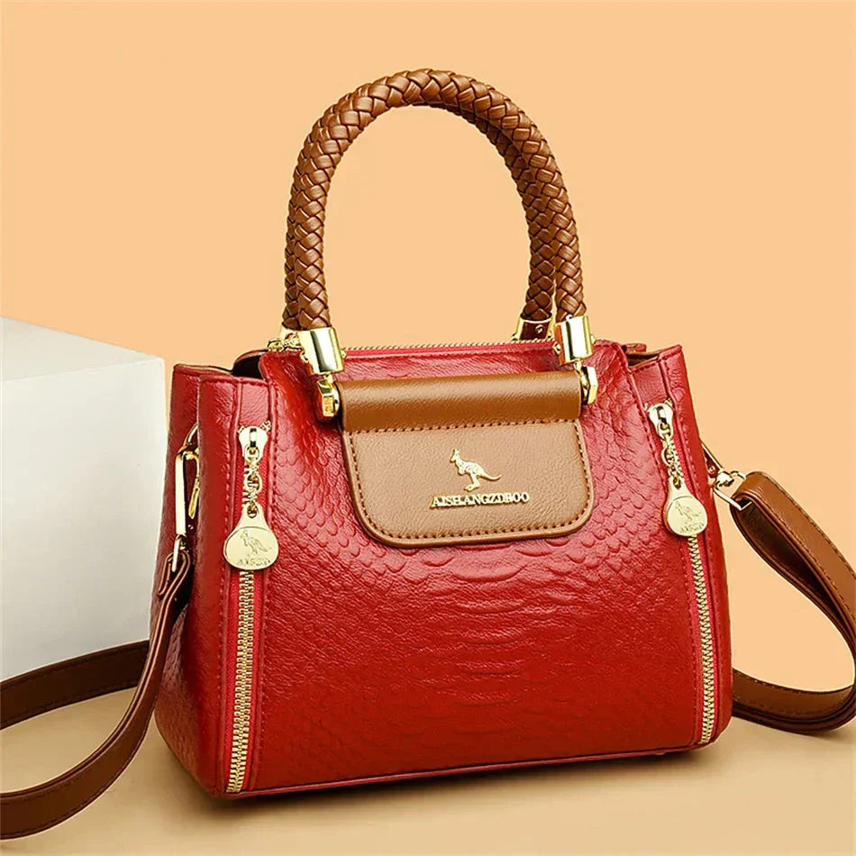 Alisa™ | Elegant Leather Hand Bag