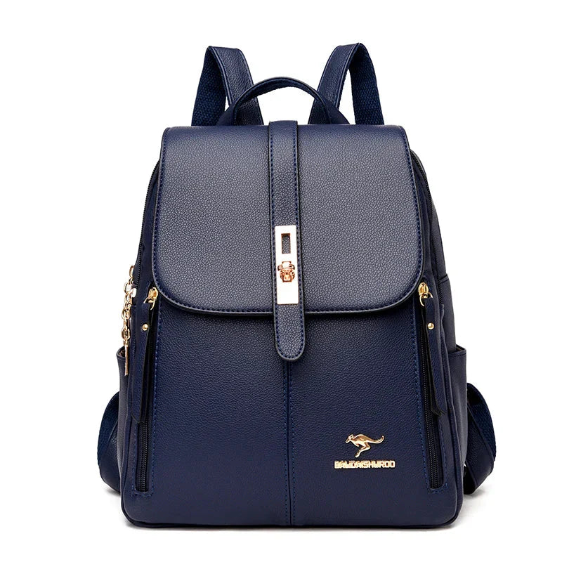 Ella™ | Minimalist Luxe Leather Backpack