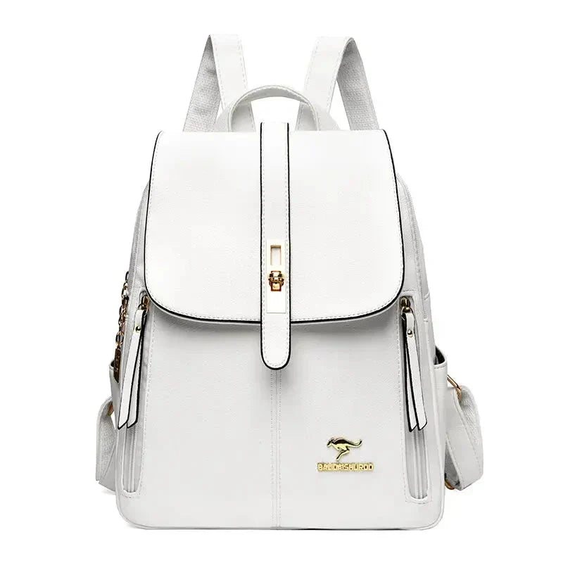 Ella™ | Minimalist Luxe Leather Backpack