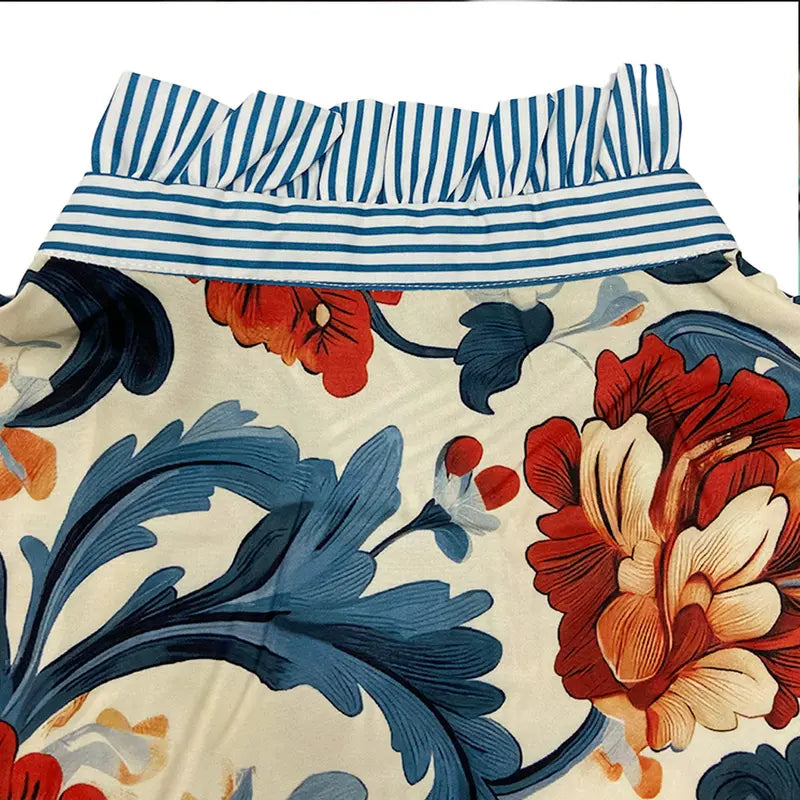 Sandy™ | Elegant Vintage Floral Blouse