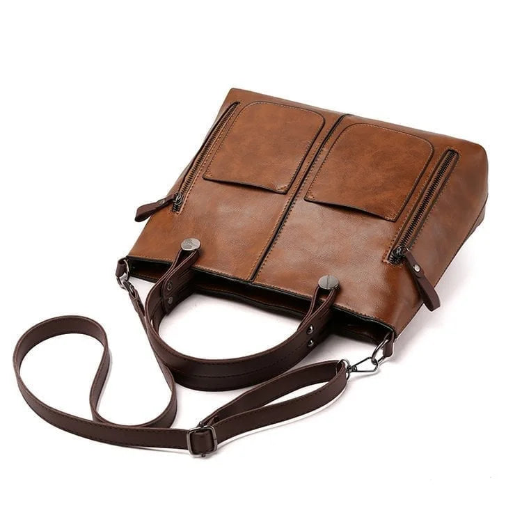 Elaine™ | Elegant Everyday Leather Shoulder Bag