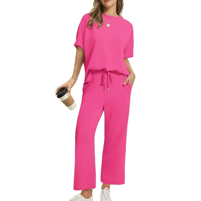 Donna - Women's Casual Top And Trouser Set