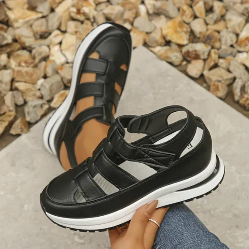 Helia™ | Sleek Comfort Strap Sandals