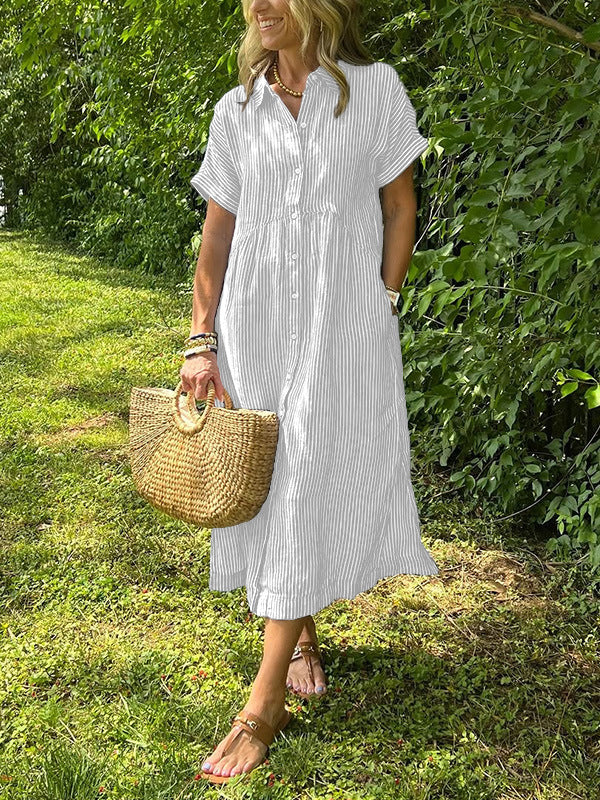 Sara™ | Relaxed Striped Dress