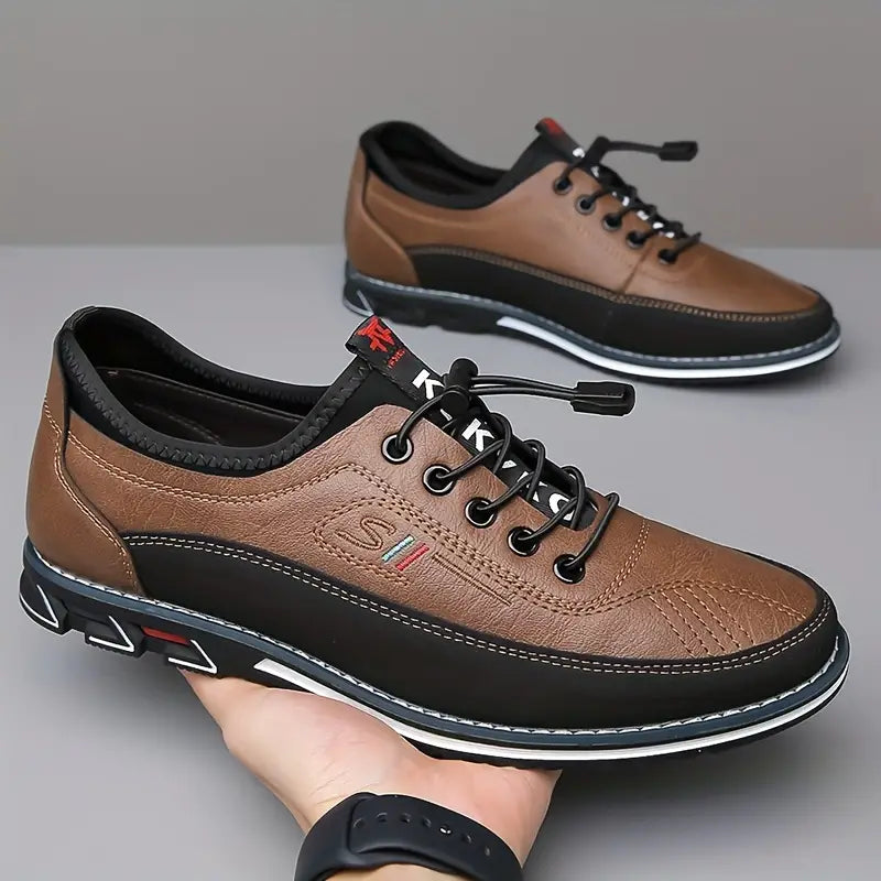 Henry™ | Sleek Leather Comfort Sneakers