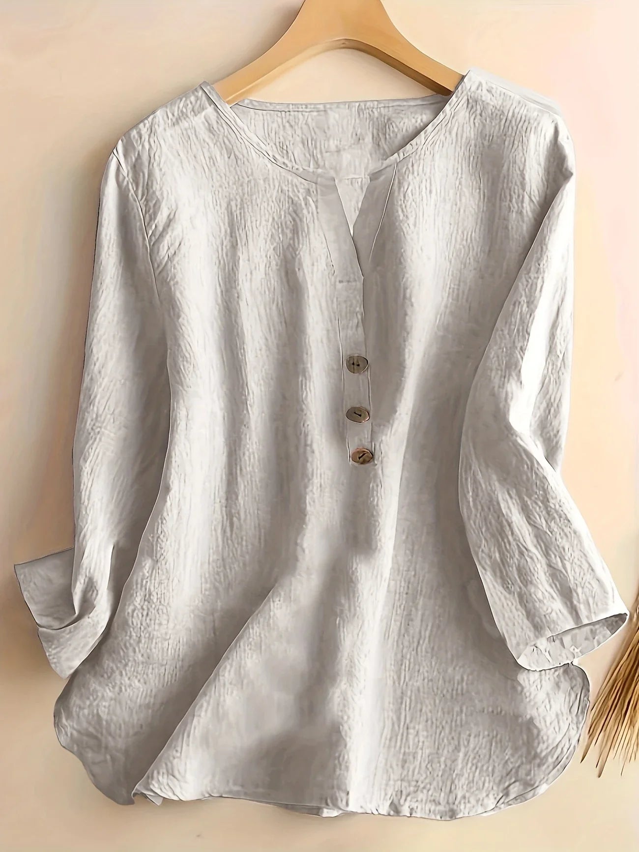 Jen™ | Relaxed Chic Button-Up Blouse