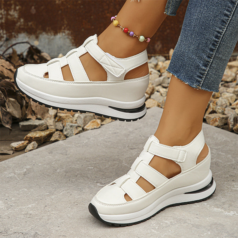 Helia™ | Sleek Comfort Strap Sandals