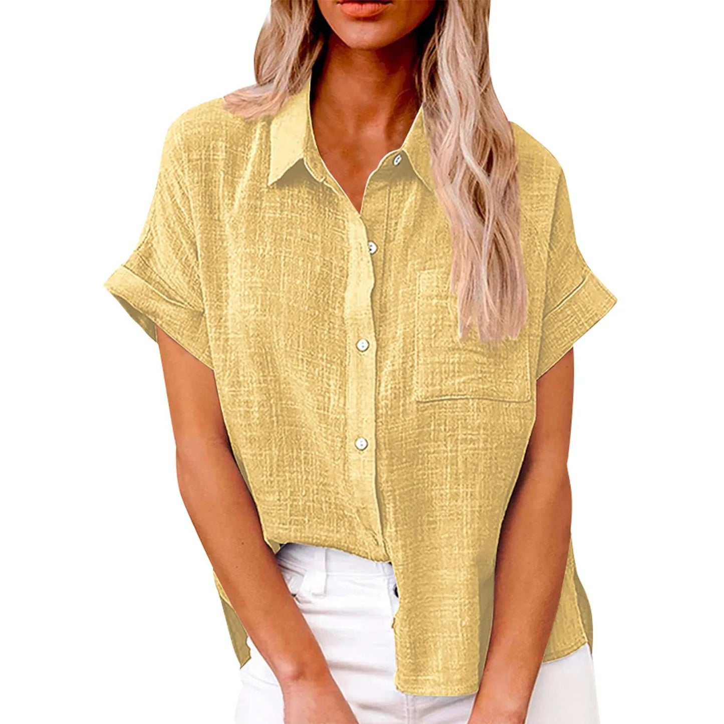 Jolina™ | Effortless Button-Up Blouse