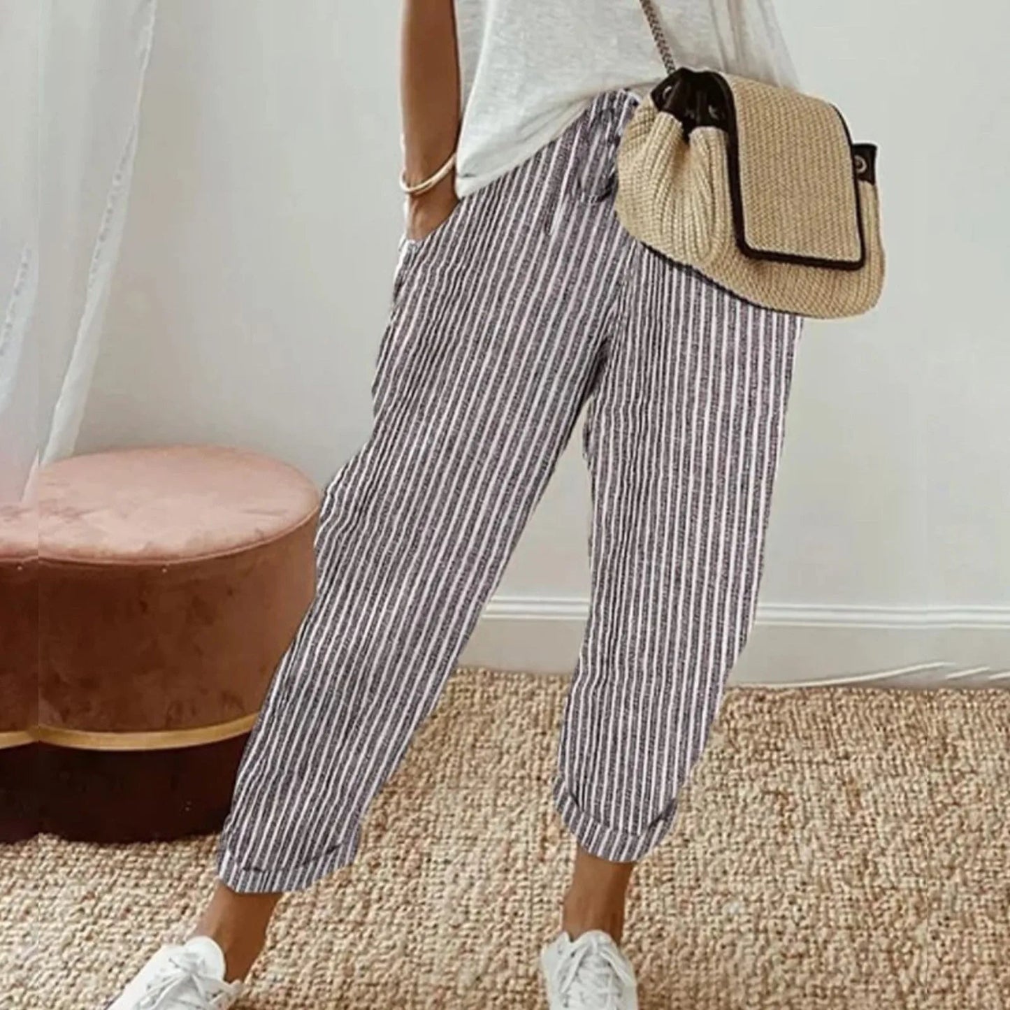 Mary™ | Relaxed Retro-Linen Trousers
