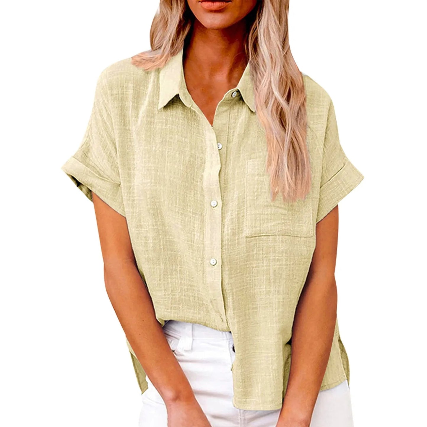 Jolina™ | Effortless Button-Up Blouse