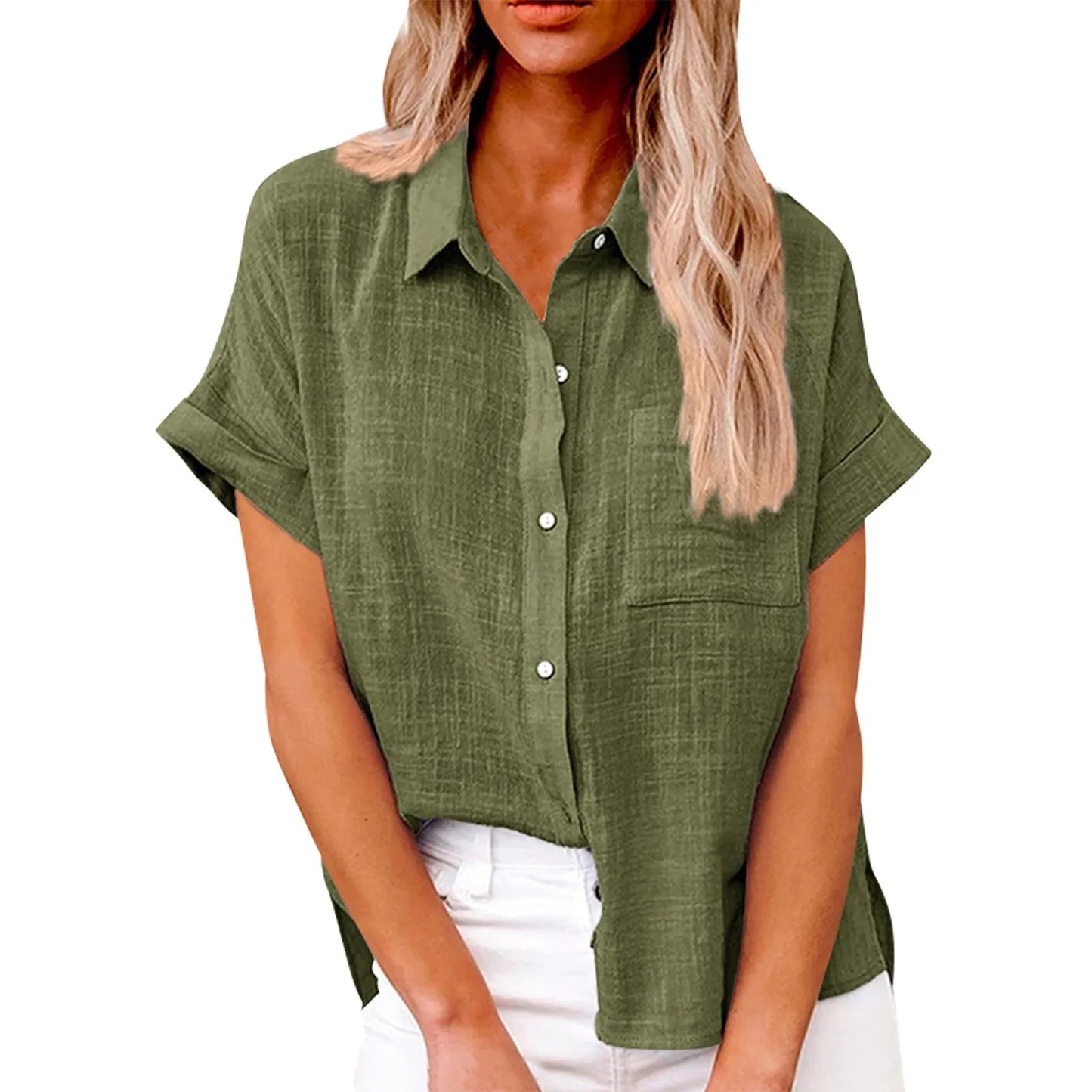 Jolina™ | Effortless Button-Up Blouse
