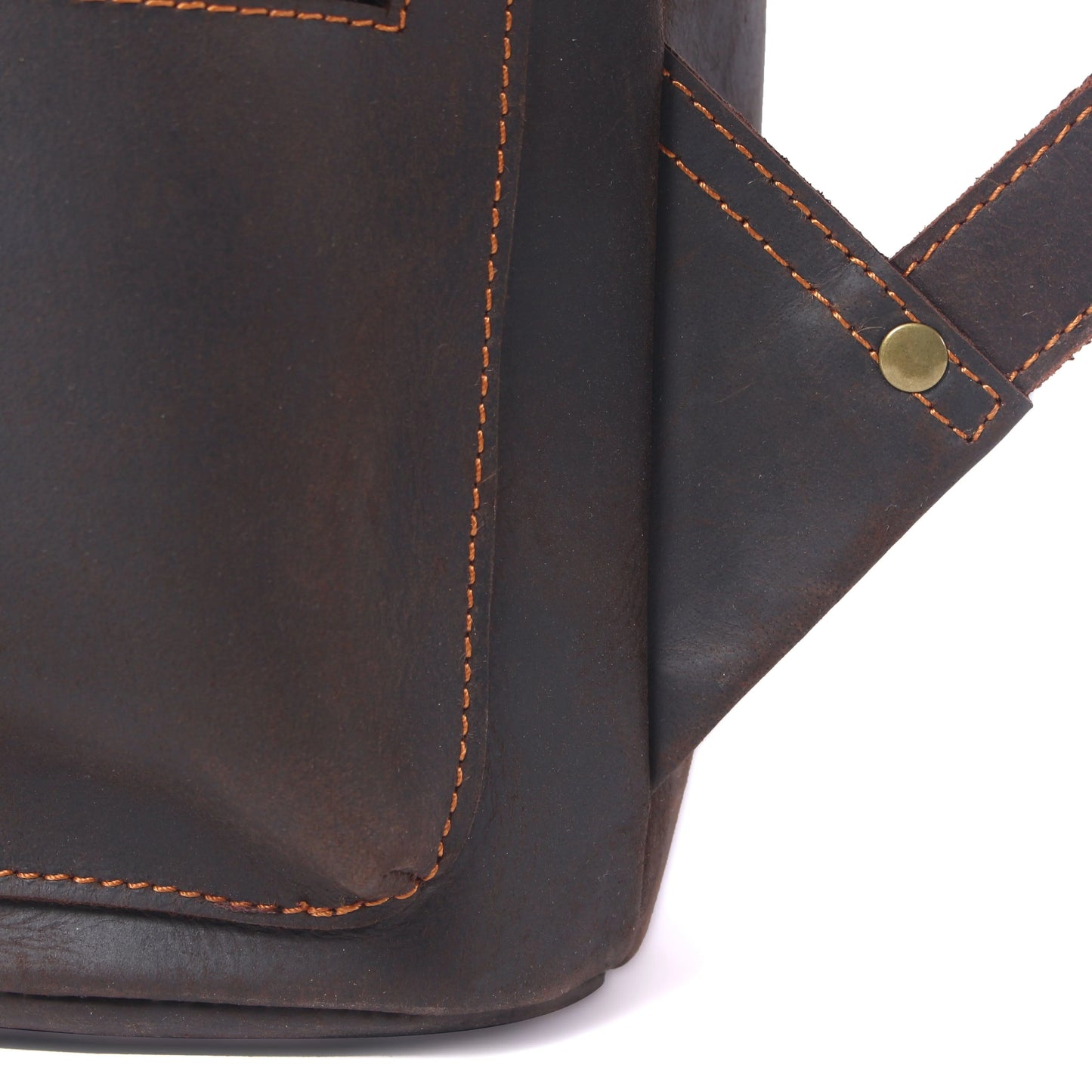 Leather Drawstring Backpack | FLAM