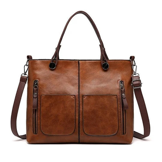 Elaine™ | Elegant Everyday Leather Shoulder Bag