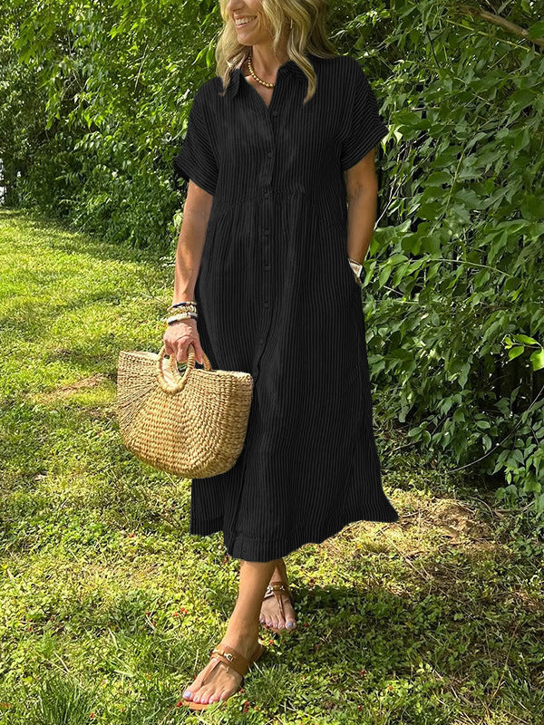 Sara™ | Relaxed Striped Dress