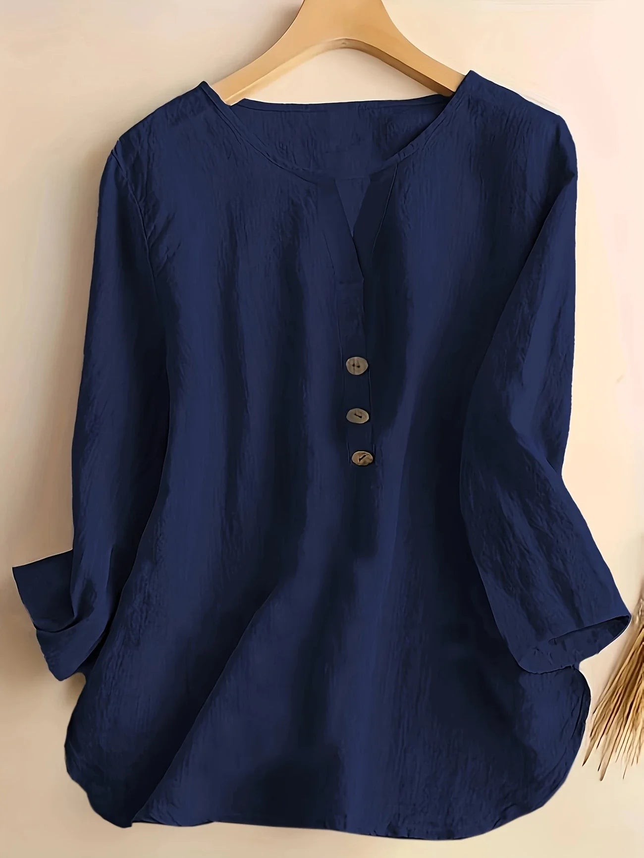 Jen™ | Relaxed Chic Button-Up Blouse