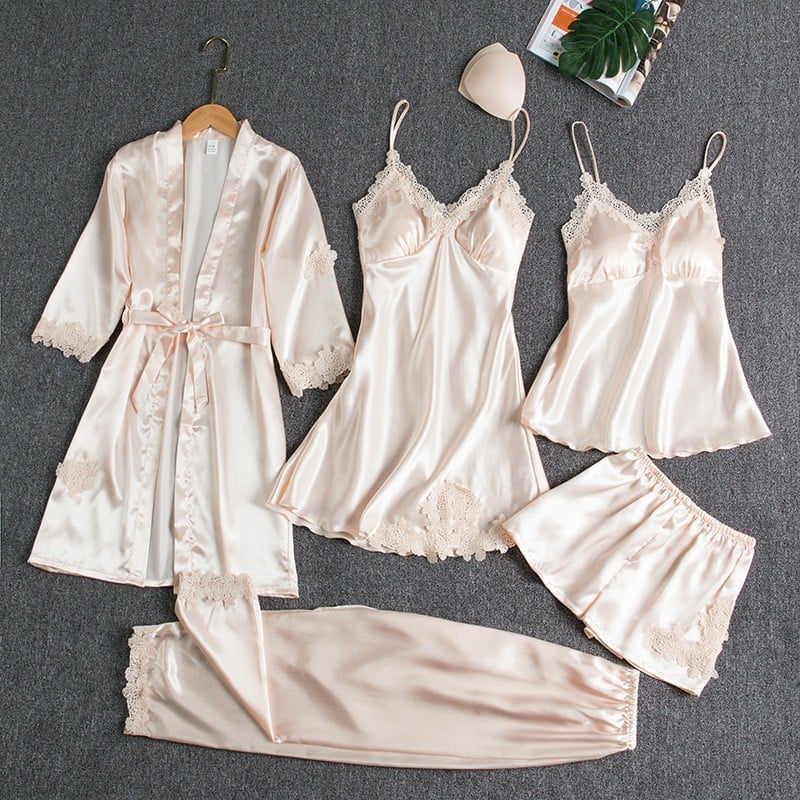 Evelynn | Women's 5-Piece Nightwear Set
