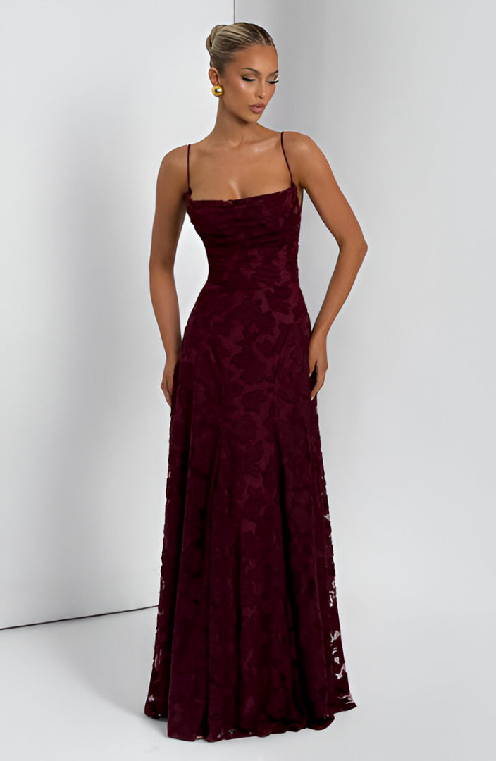 Valencia™ | Lace Corset Maxi Dress