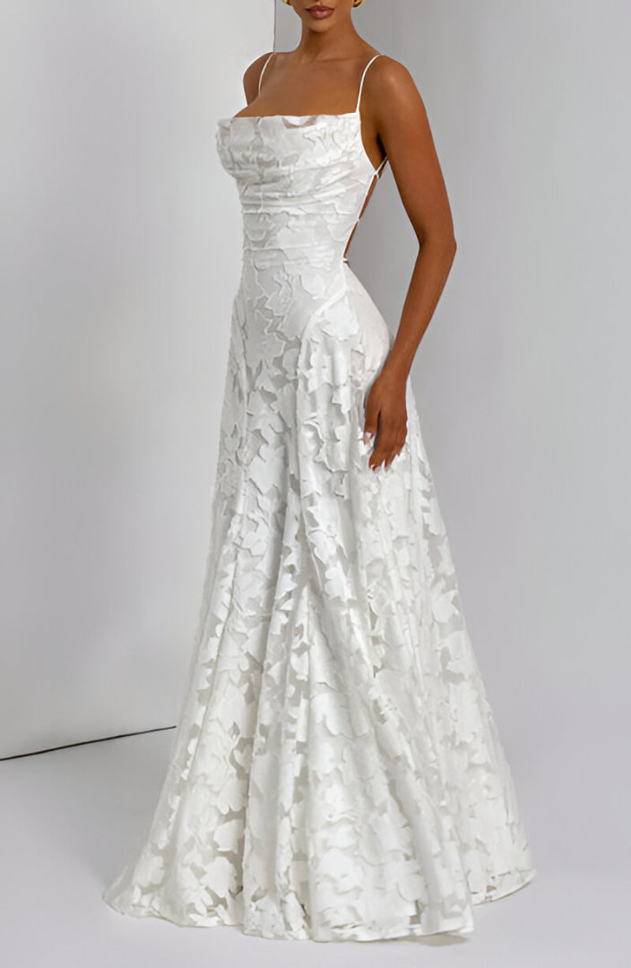 Valencia™ | Lace Corset Maxi Dress