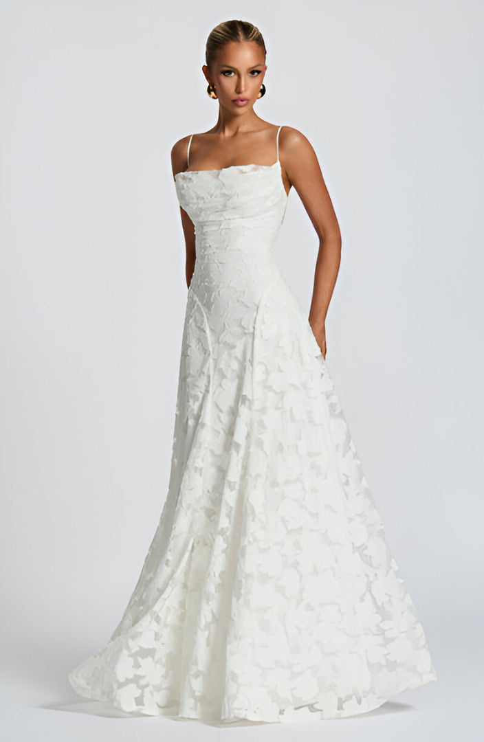 Valencia™ | Lace Corset Maxi Dress