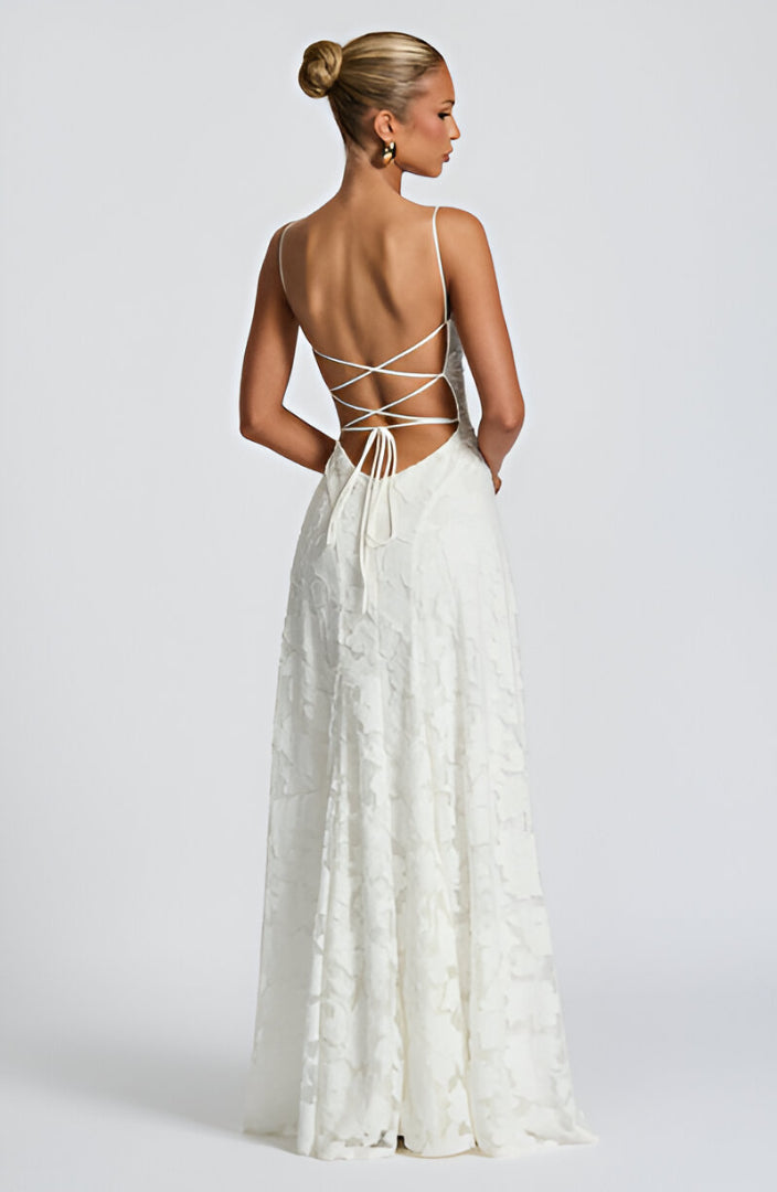 Valencia™ | Lace Corset Maxi Dress