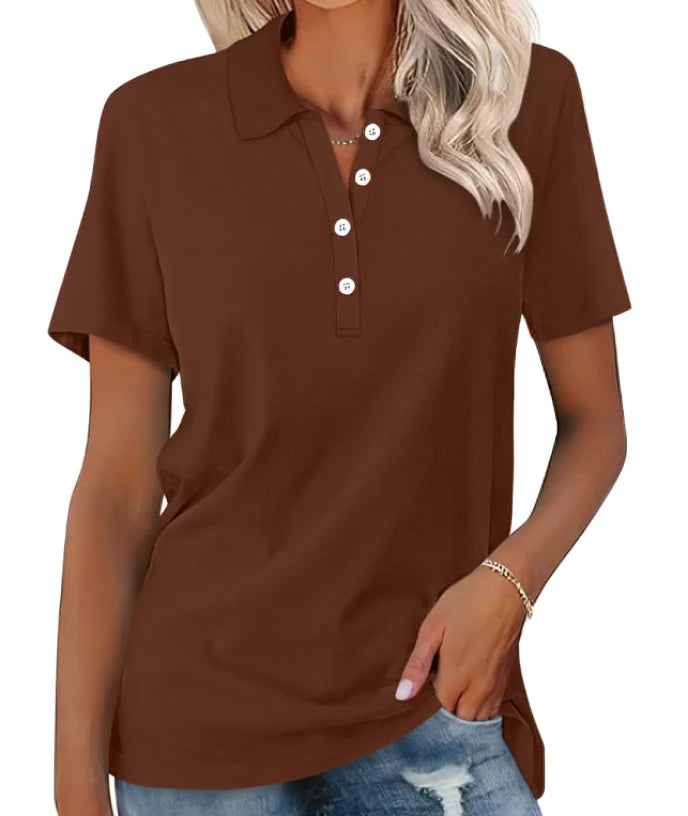 MIA | WOMEN'S SUSTAINABLE COTTON POLO SHIRT