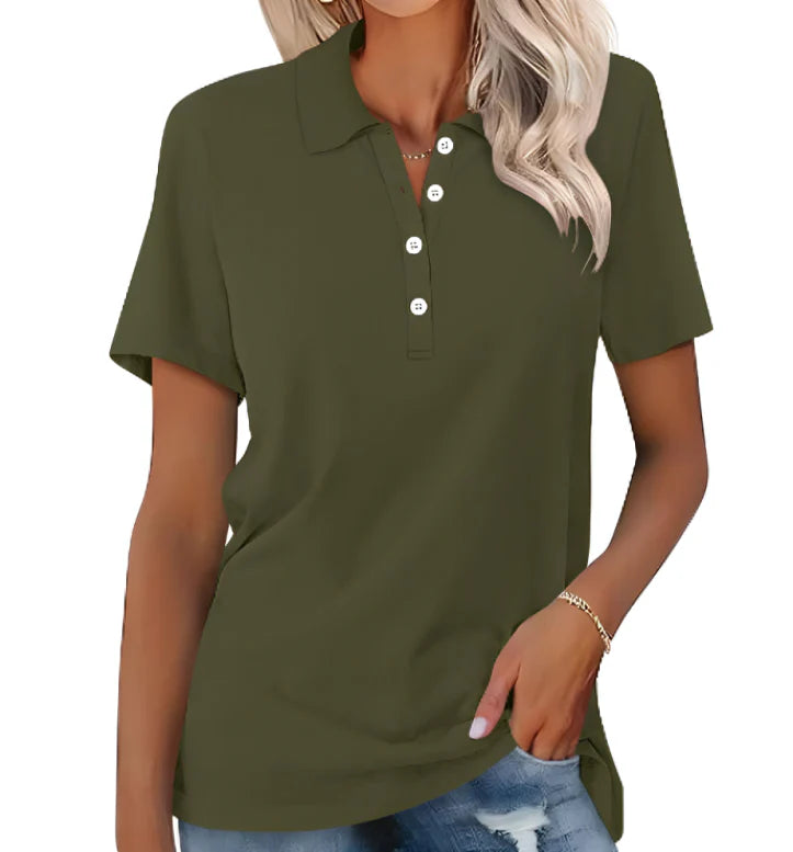 MIA | WOMEN'S SUSTAINABLE COTTON POLO SHIRT