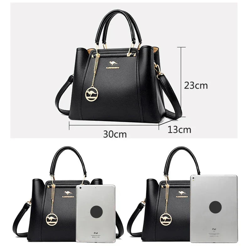 Nica™ | Multi-Layer Luxe Leather Handbag