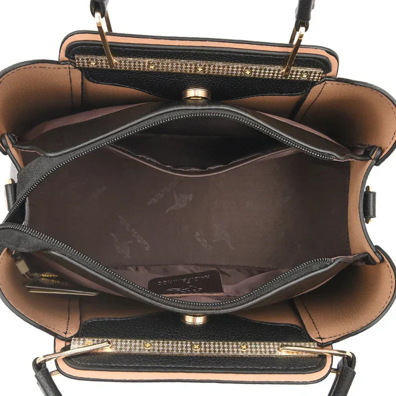Nica™ | Multi-Layer Luxe Leather Handbag