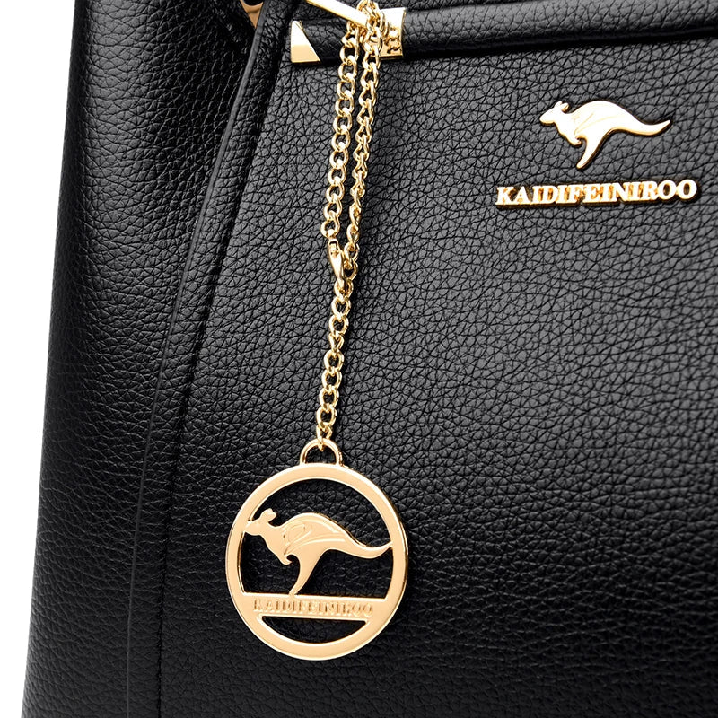 Nica™ | Multi-Layer Luxe Leather Handbag