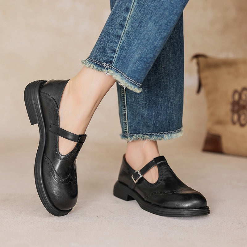 Althea™ | Vintage Luxe Leather Shoes
