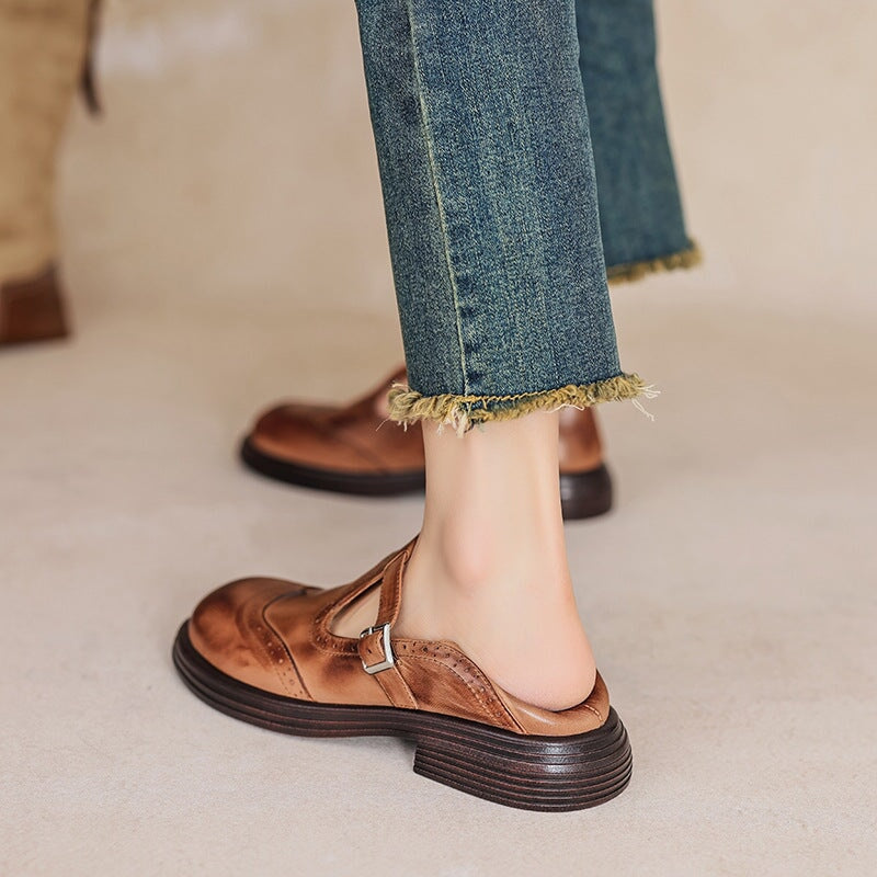 Althea™ | Vintage Luxe Leather Shoes