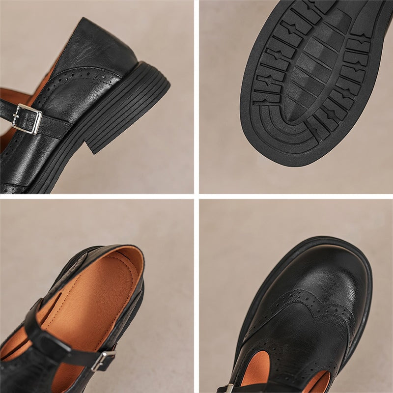 Althea™ | Vintage Luxe Leather Shoes