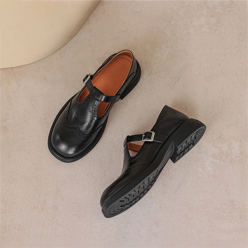 Althea™ | Vintage Luxe Leather Shoes