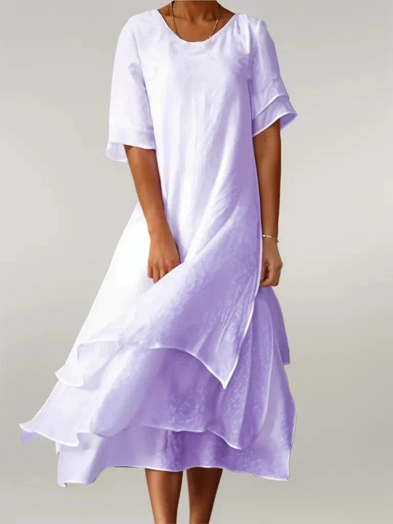 Zia™ | Elegant Flutter Luxe Dress