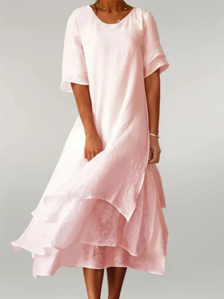 Zia™ | Elegant Flutter Luxe Dress