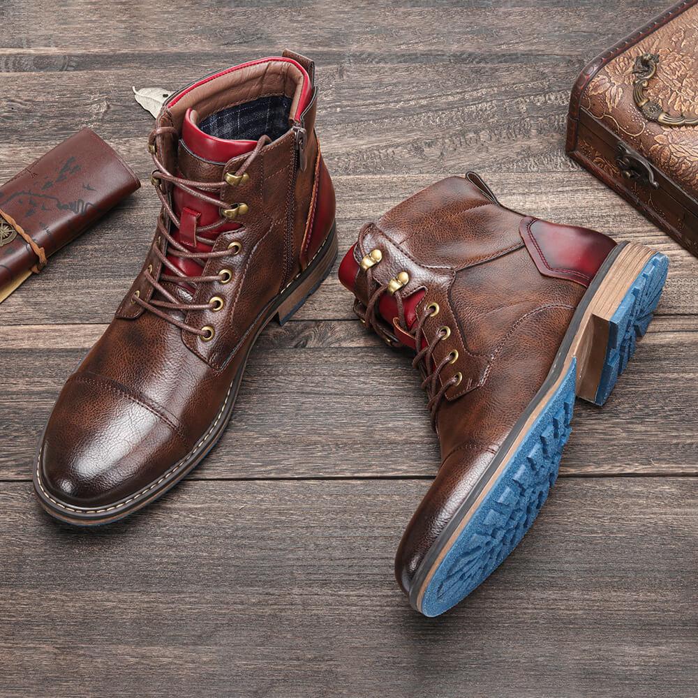 Mike™ | Handcrafted Leather Premium Boots
