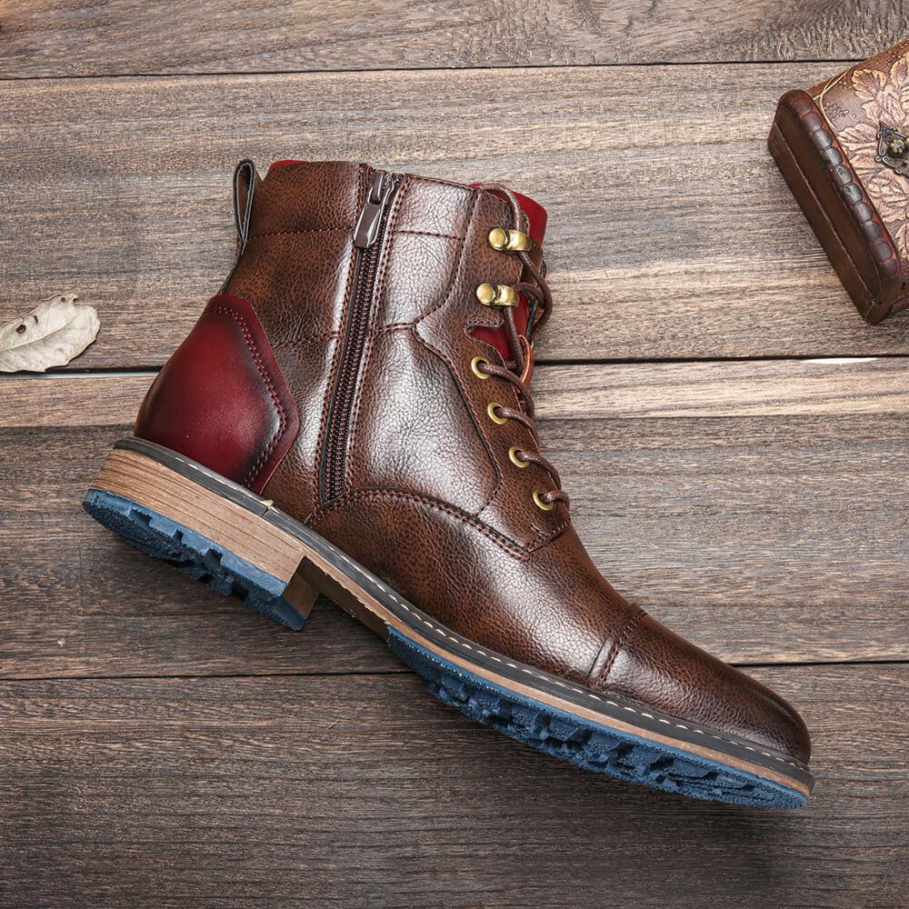 Mike™ | Handcrafted Leather Premium Boots