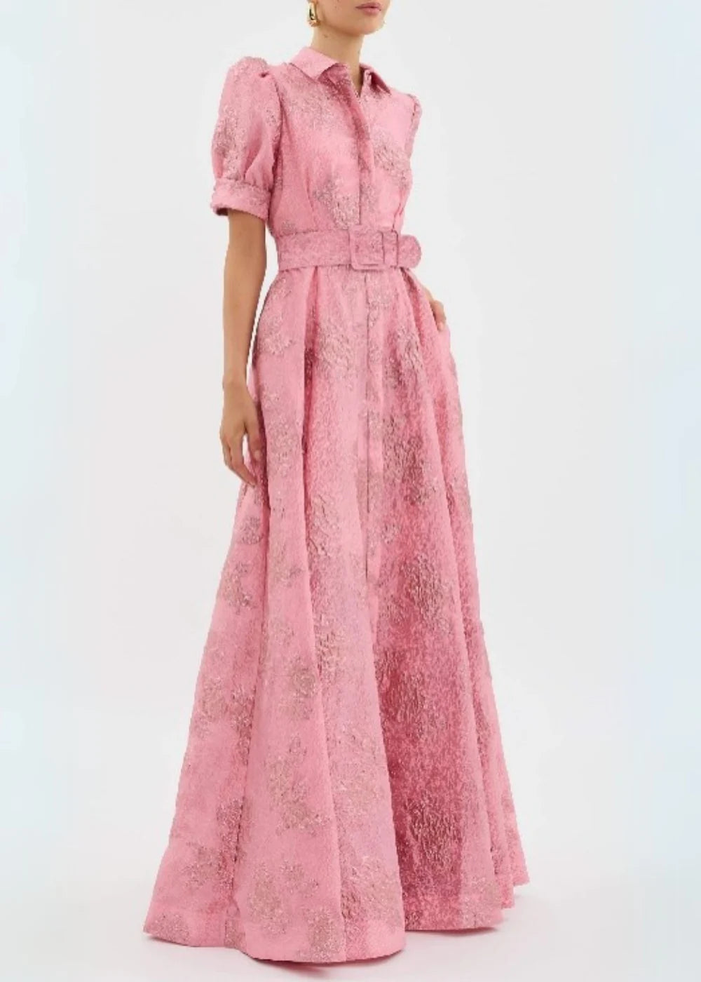 Annmarie - Short Puff Sleeves Dress
