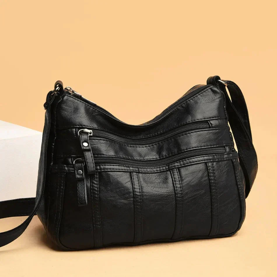 Cheska™ | Vintage Casual Luxe Leather Bag